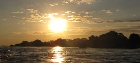 Impalila Island Lodge - Sunset by Boat
