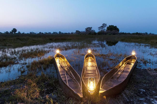 okavango delta botswana safari mokoro